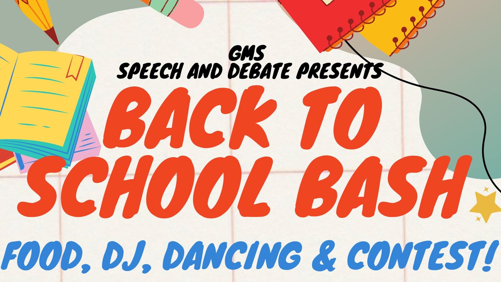 back to school bash food dj dancing and contest